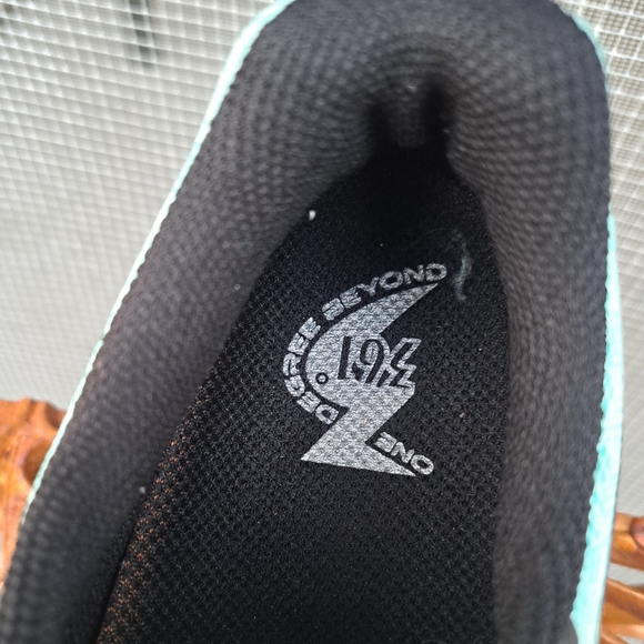 361° Fractal Teal and Black Athletic Shoes - Picture 7 of 10